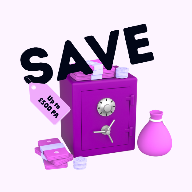 save up to £500 per annum on web hosting